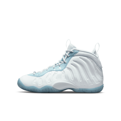 white foamposite shoes