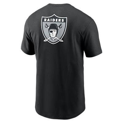Las Vegas Raiders Rewind Front And Back Hit Essential Men's Nike NFL T-Shirt