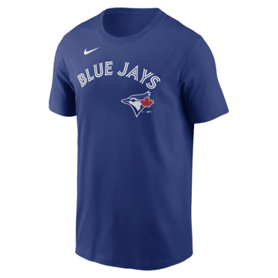 Playera Nike de la MLB para hombre Toronto Blue Jays Fuse Wordmark