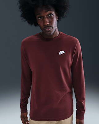Мужская футболка Nike Sportswear Club Long-Sleeve