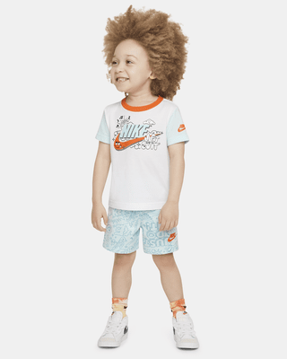 Детская футболка Nike Sportswear Create Your Own Adventure Toddler and Shorts Set