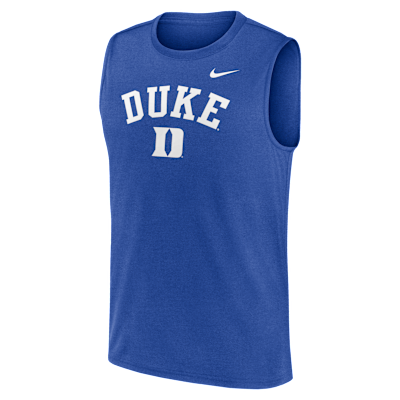 Duke Primetime Arch Legend Men's Nike Dri-FIT College Muscle Tank Top from Nike - $40