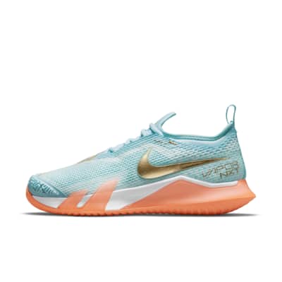 teal tennis shoes