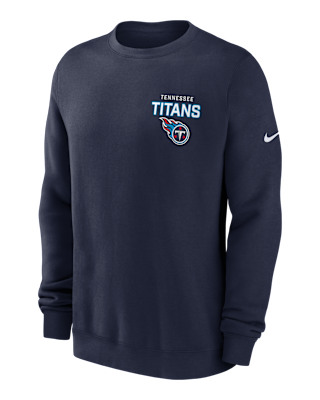 Мужские  Tennessee Titans Draw Block Club Nike NFL Pullover Crew
