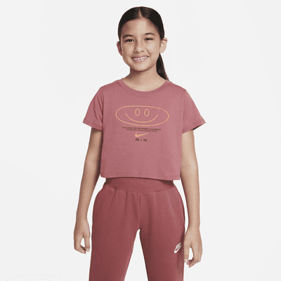 Nike Air Kort T-shirt voor meisjes. Nike NL