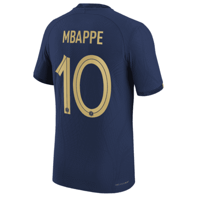 France National Team 2022/23 Vapor Match Home (Kylian Mbappe) Men's Nike Dri-FIT ADV Soccer Jersey