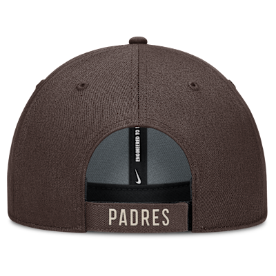 Gorra Nike Dri-FIT de la MLB ajustable para hombre San Diego Padres Statement Club