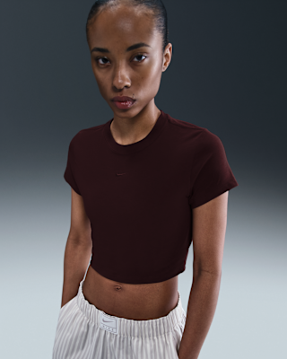 Женская футболка Nike Sportswear Chill Knit Cropped