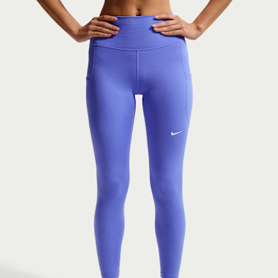 Leggings tiro alto de 7/8 con bolsillos para mujer Nike One
