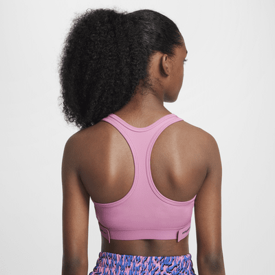 Nike Swoosh EasyOn Big Kids' (Girls') Sports Bra