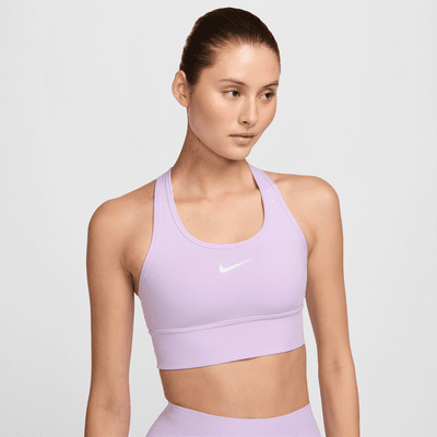 Nike Swoosh Medium Support Women's Padded Longline Sports Bra