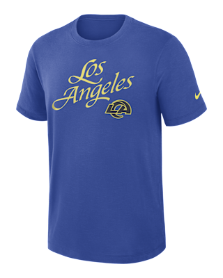 Мужская футболка Los Angeles Rams Rivalries Collection Slub Nike Dri-FIT NFL
