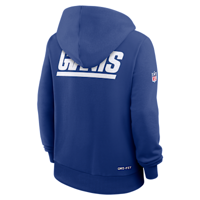 Sudadera con gorro sin cierre Nike Dri-FIT de la NFL para mujer New York Giants Sideline