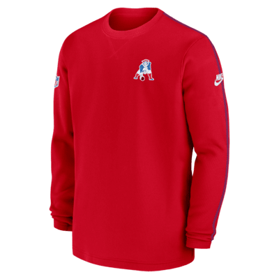 New England Patriots Logo Coach Men’s Nike NFL Long-Sleeve Top