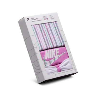 Nike Happy Camper Baby 3-Piece Bodysuit Box Set