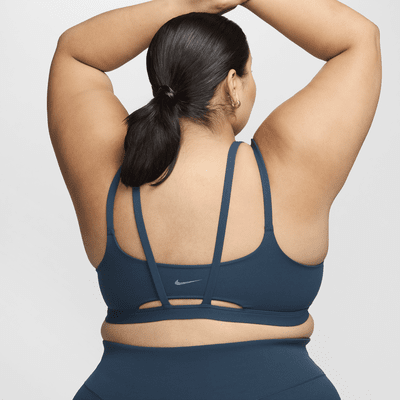 Bra deportivo con almohadilla de baja sujeción para mujer (talla grande) Nike Zenvy Strappy