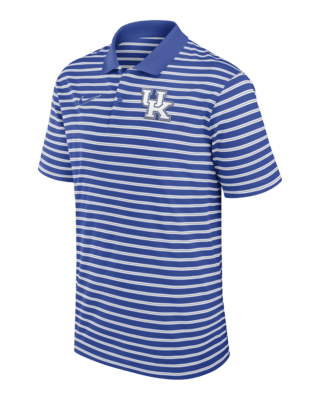 Мужские  Kentucky Wildcats Primetime Victory Striped Nike Dri-FIT College Polo