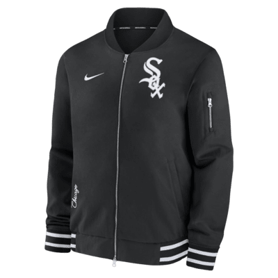 Chicago White Sox Authentic Collection Men's Nike MLB Full-Zip Bomber Jacket