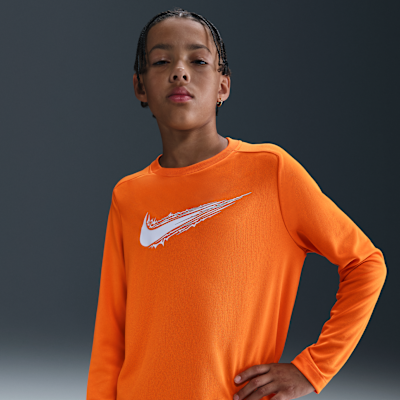 Nike Multi Big Kids' (Boys') Dri-FIT Long-Sleeve Top