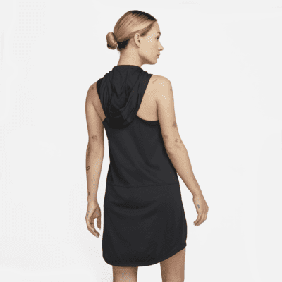 Vestido con gorro para mujer Nike Solid Cover-Up