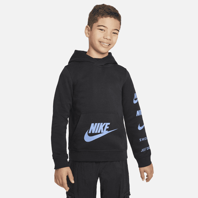 Nike Sportswear Standard Issue Older Kids Pullover Fleece Hoodie