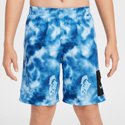 Traje de baño tipo shorts cargo con forro interior de 18 cm Nike Swim Voyage para niños talla grande