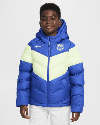 Подростковая куртка FC Barcelona Third Big Kids' Nike Soccer Synthetic-Fill Hooded