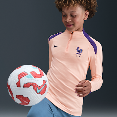 Maglia da calcio per allenamento Nike Dri-FIT FFF Strike – Ragazzo/a