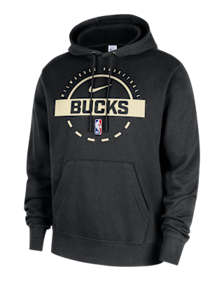 Мужское худи Milwaukee Bucks Club Nike NBA Practice Pullover Hoodie
