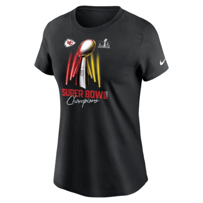 Kansas City Chiefs Super Bowl LVIII Champions Lombardi Trophy Women's Nike NFL T-Shirt. Nike.com