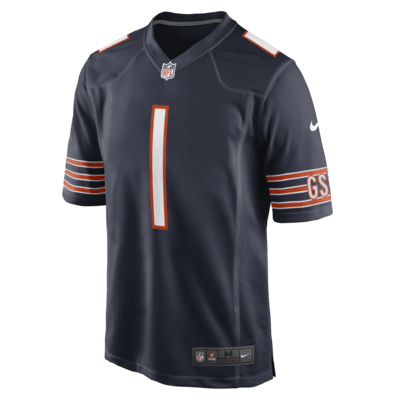 NFL Chicago Bears (Justin Fields) Men's Game American Football Jersey