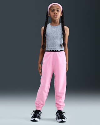 Детские спортивные штаны Nike Pro Fleece Big Kids' (Girls') Dri-FIT Joggers