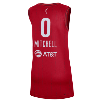 Women's Indiana Fever Kelsey Mitchell Nike Black 2021 Rebel Edition Victory  Player Jersey