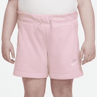 Nike Sportswear Club Big Kids' (Girls') French Terry Shorts (Extended Size)