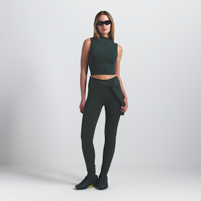 Bra de corte largo con cuello alto para mujer NikeSKIMS Vintage Seamless