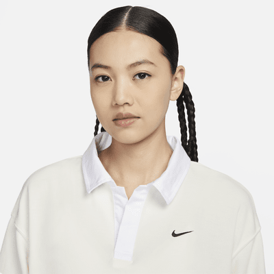 Nike Sportswear Essential Women's Oversized Long-Sleeve Polo. Nike ID