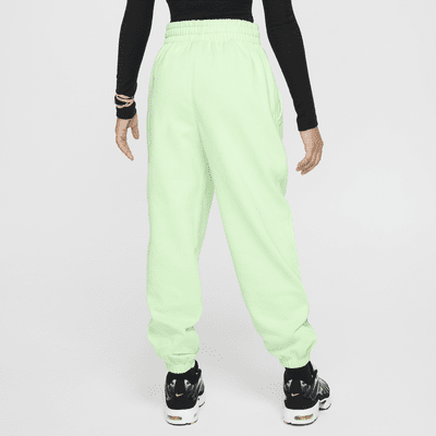 Joggers de tejido Fleece Dri-FIT holgados para niña talla grande Nike Sportswear