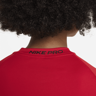 Playera de manga corta Dri-FIT para niño talla grande Nike Pro