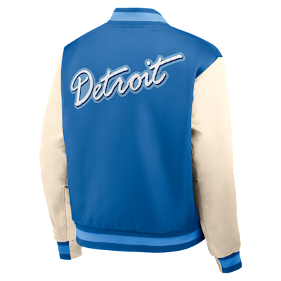 Detroit Lions Rewind Legacy Men's Nike NFL Full-Snap Bomber Jacket
