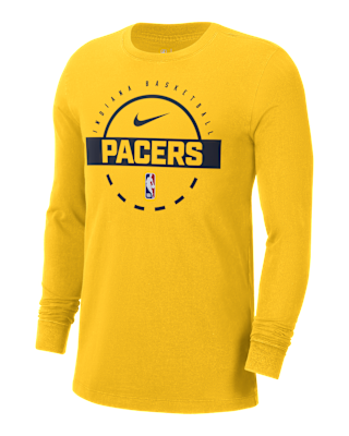 Мужская футболка Indiana Pacers Nike NBA Practice Long-Sleeve