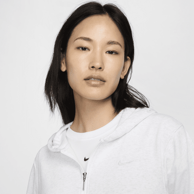 Nike Sportswear Chill Terry 女款寬鬆全長式拉鍊法國毛圈布連帽上衣