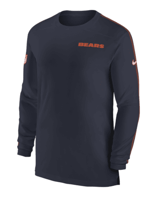 Мужские  Chicago Bears Sideline Coach Nike Dri-FIT NFL Long-Sleeve Top