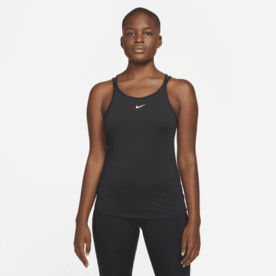 Nike Dri-FIT One Luxe Women's Slim Fit Strappy Tank. Nike.com