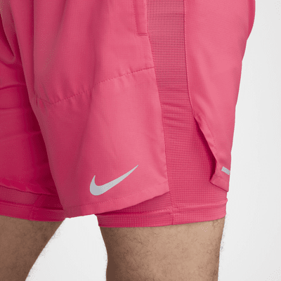 Nike Stride Dri-FIT hybride hardloopshorts voor heren (13 cm)