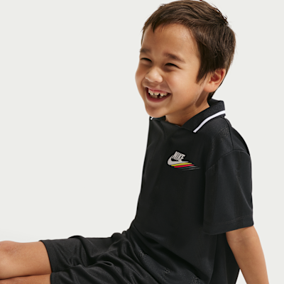 Nike Sportswear Little Kids' Victory Lap 2-Piece Mesh Shorts Set