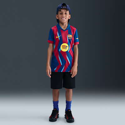 FC Barcelona 2025/26 Stadium Fourth Big Kids' Nike Dri-FIT Football Replica Shirt