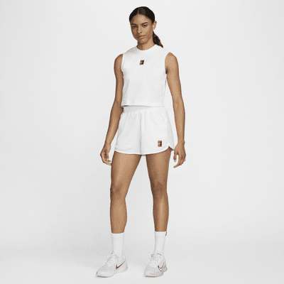 NikeCourt Heritage korte tennistanktop voor dames