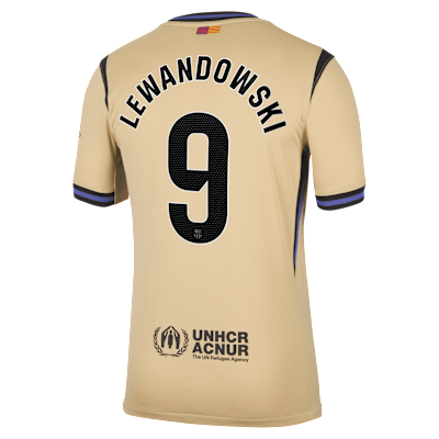Robert Lewandowski Barcelona 2025/26 Stadium Away Men's Nike Dri-FIT Soccer Jersey