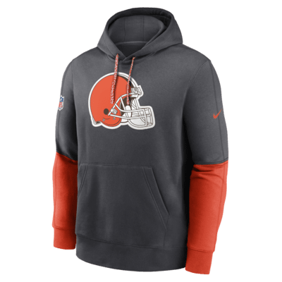 Cleveland Browns Sideline Team Issue Club Men's Nike NFL Pullover Hoodie