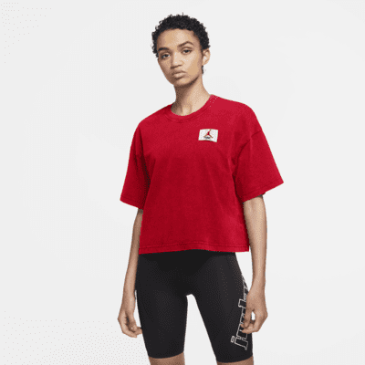 Tee-shirt ample à manches courtes Jordan Essentials pour Femme. Nike LU